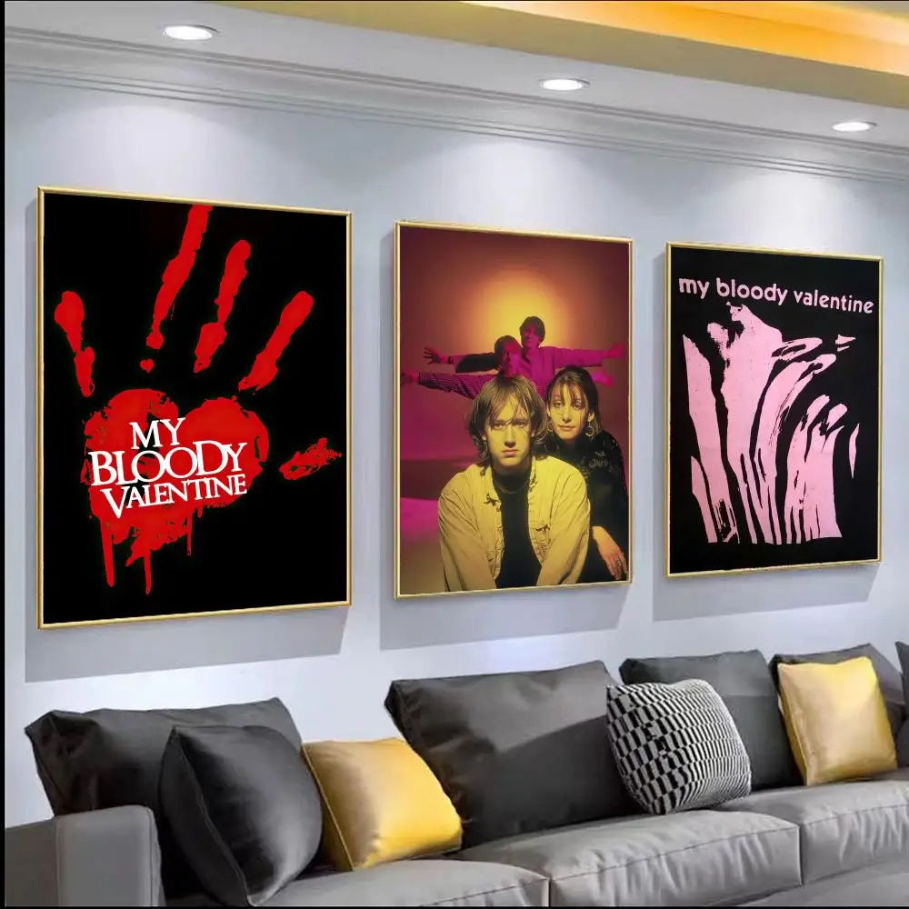 My Bloody Valentine, 'Loveless Poster HD PVC Self Adhesive Wall Art - Waterproof Reusable For Home Office Cafe