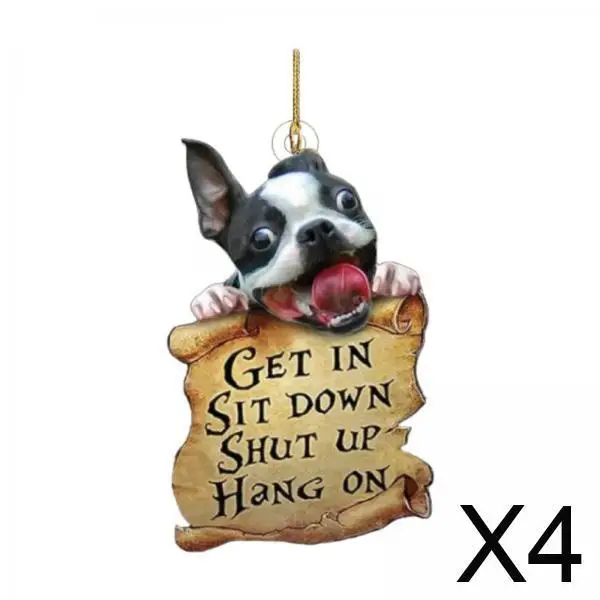 

Автомобильный щенок, подвесное украшение, акриловая подвеска в виде собаки, автомобильные аксессуары, новинки для любителей животных, подарки