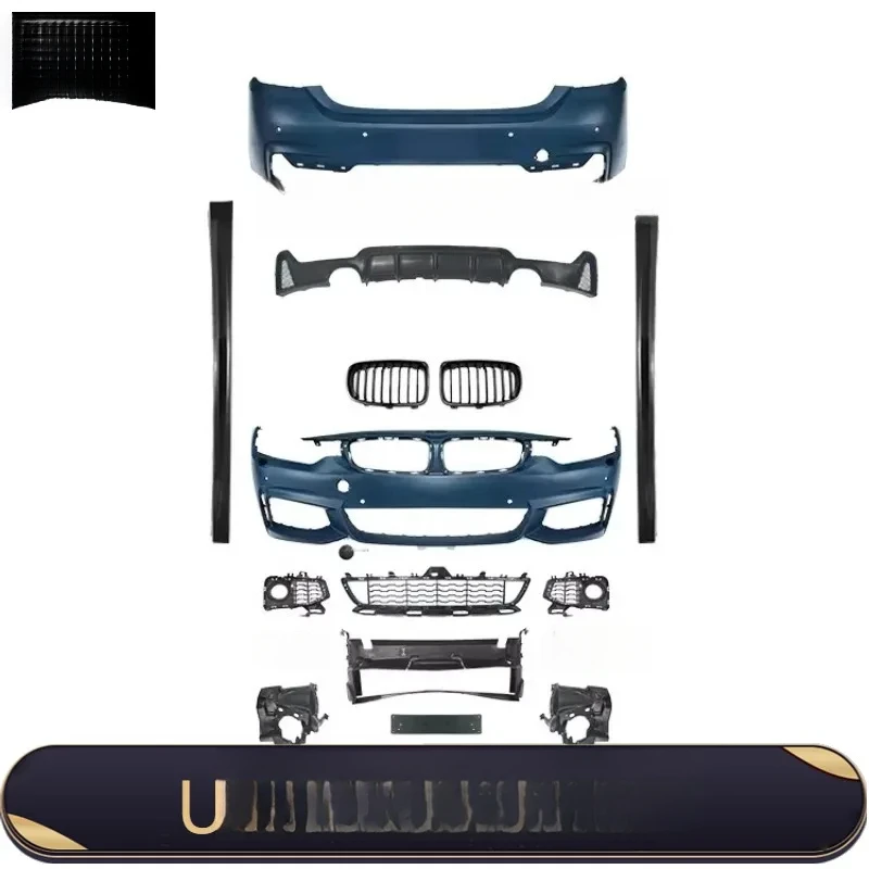 

High-end Quality MT Body Kit F32 Modified To Tec Front Bumper Rear Side Skirt Grille Hood