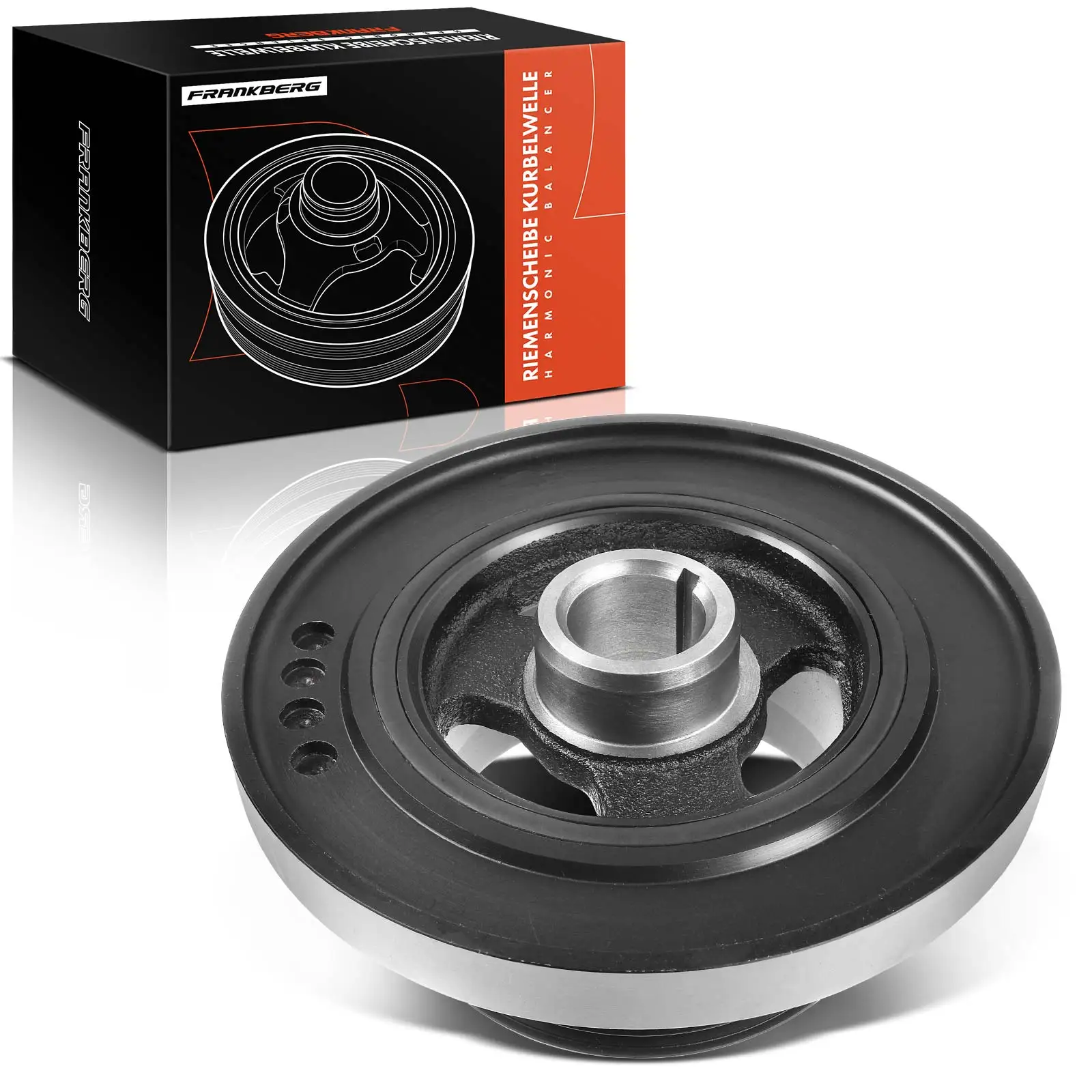 Frankberg 1x Riemenscheibe Kurbelwelle für BMW E46 E60 E39 E61 E65 X3 E83 X5 E53 Z4 E85 M54 11237513862 80001101