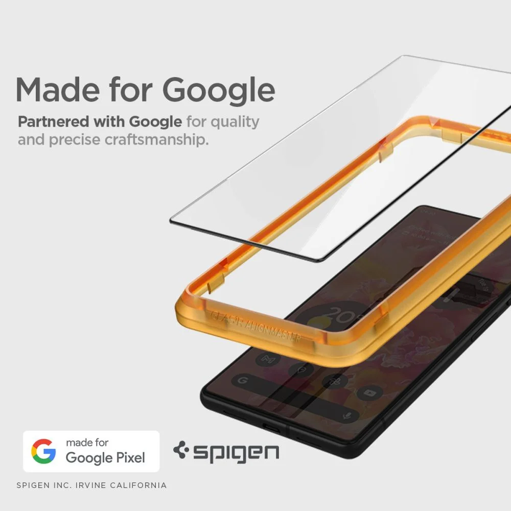 Spigen ALM Glas.tR Slim Tempered Glass for Google Pixel 7 - 2 PCs