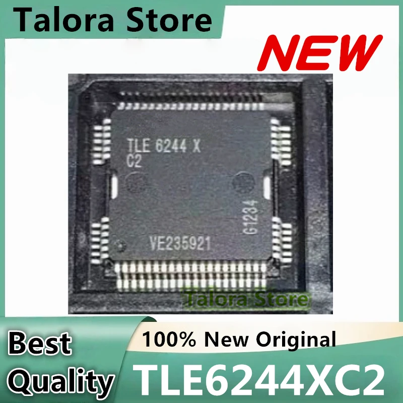 5pcs/lot Original TLE6244XC2 TLE 6244 X TLE6244X TLE6244 HQFP64 Automotive Computer Driver IC in stock