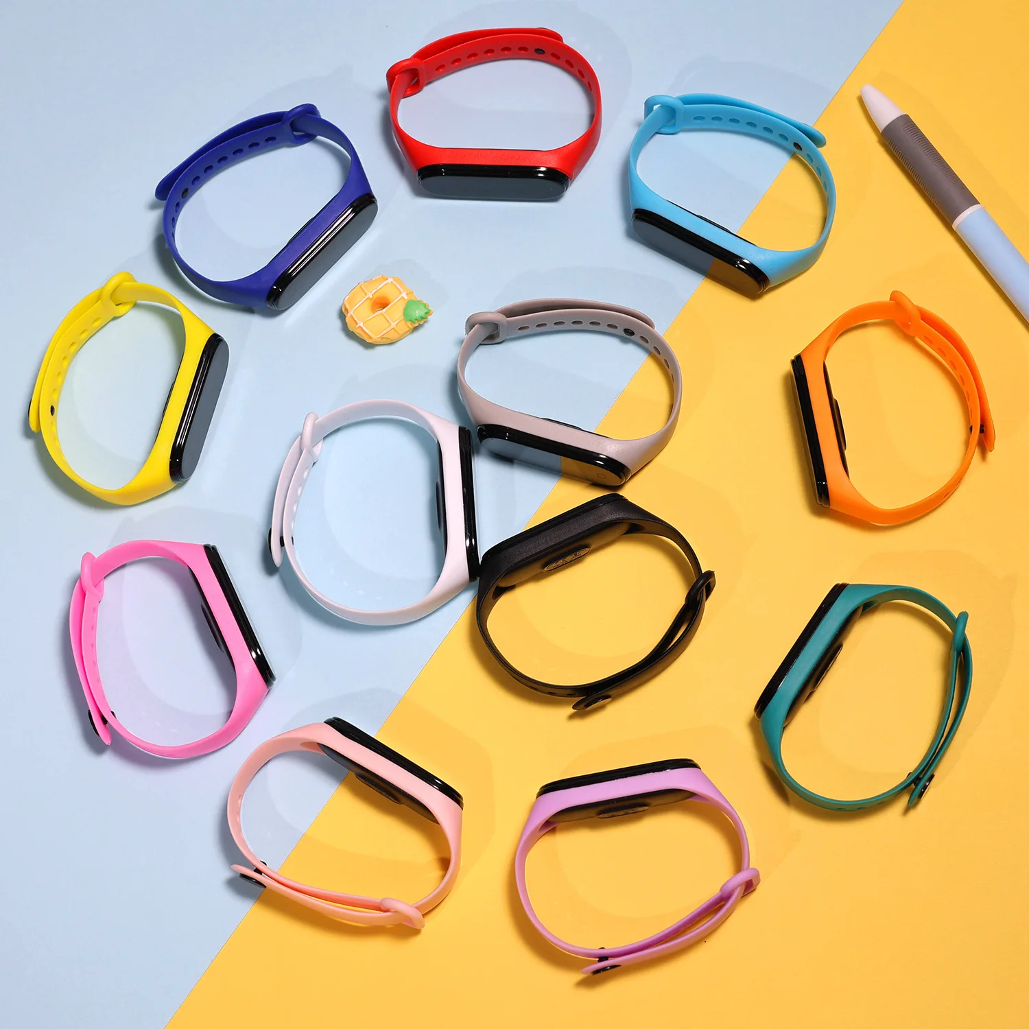 50pcs/lot Sport Digital LED Children's Watch Spaceman Silicone Strap Cute Electronic Wristwatch for Boys Girls Students Gift