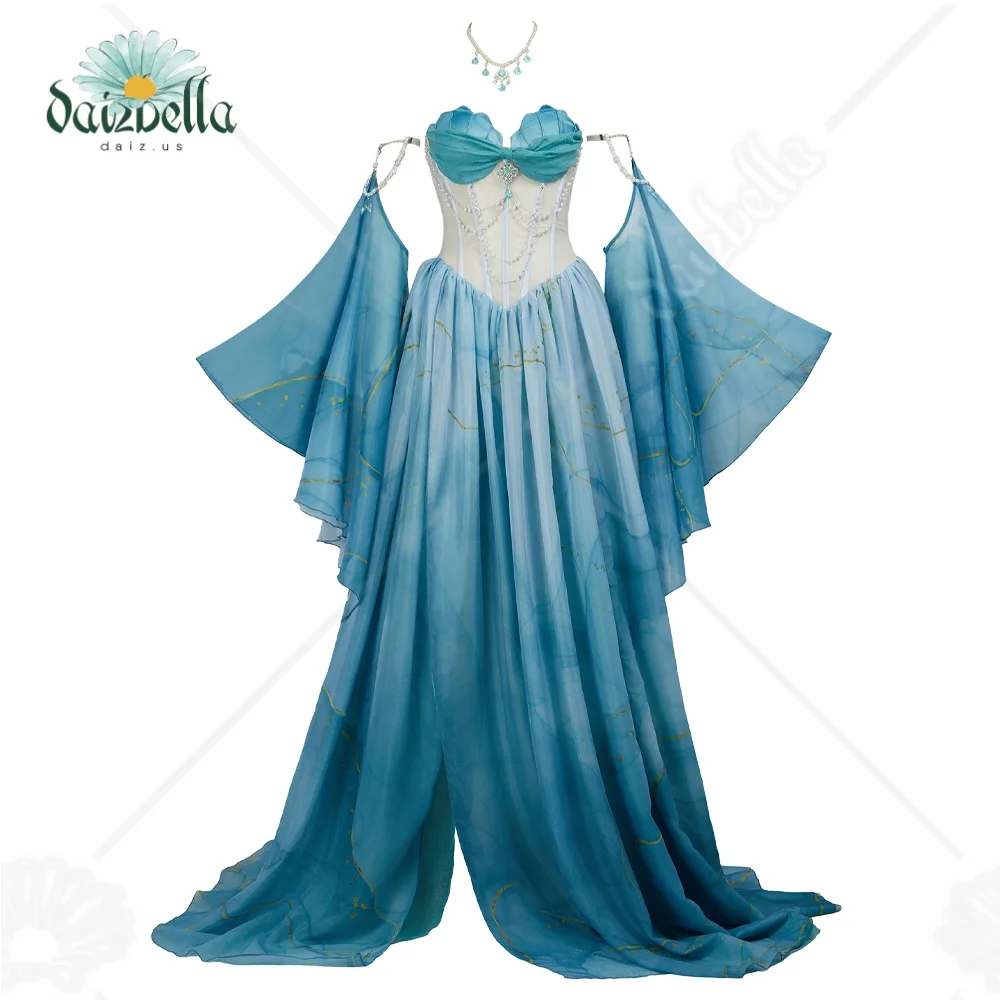 

DAIZBELLA Women Magic Mermaid Costume Elf Style Medieval Costume Outfit Vintage Renaissance Dress Elf Dress Halloween