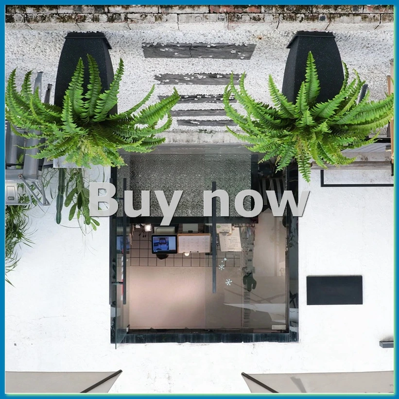 Artificial Ferns for Outdoors & Indoors,Large Faux Ferns Fake Boston Fern Plant for Planter Garden Porch Entrance B-A14I