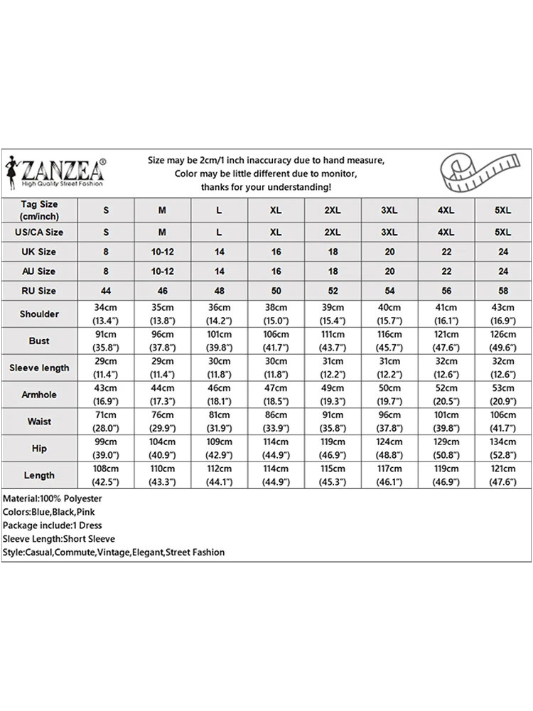 ZANZEA femmes élégant imprimé fleuri Robes mi-longues 2025 été chic col en v manches courtes bouffantes a-ligne Robes Femme boutonné Robes