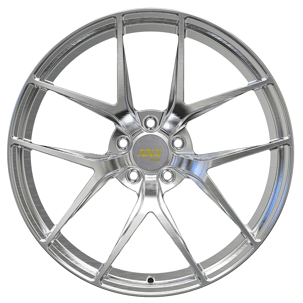 Best Price 5x112 Forged Car Wheels 24 Inch Duo Color Full Silver Painting 5 Hole 15 16 17 18 19 20 21 22 23 New Alloy 40mm 35mm