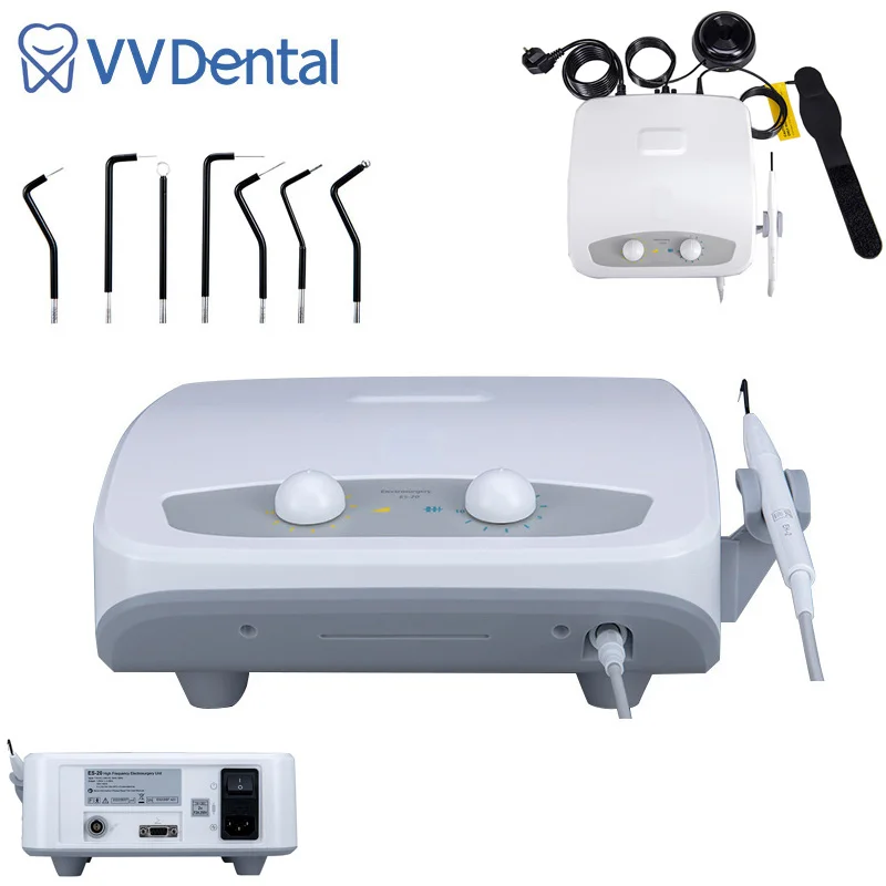 Dentisty Electrosurgery System Dental Electro Scalpel with 7 Electrodes Portable Dental Electro Surgery Unit Electricity Knife