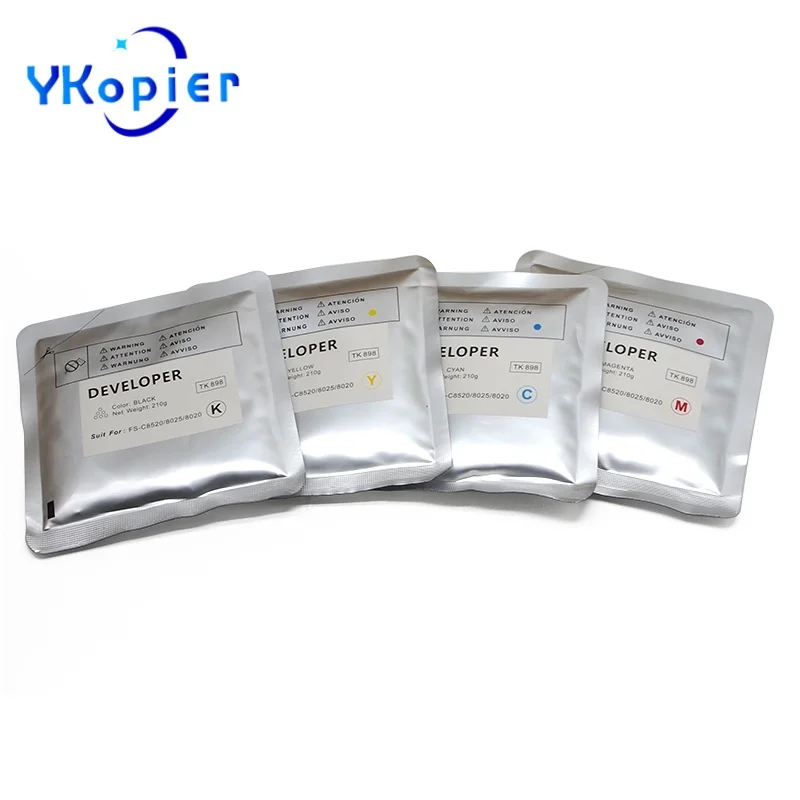 

TK898 Developer Powder For Kyocera FS C8520 C8525 C8025 C8020 FSC8520 FSC8525 FSC8025 FSC8020 CMYK Developer
