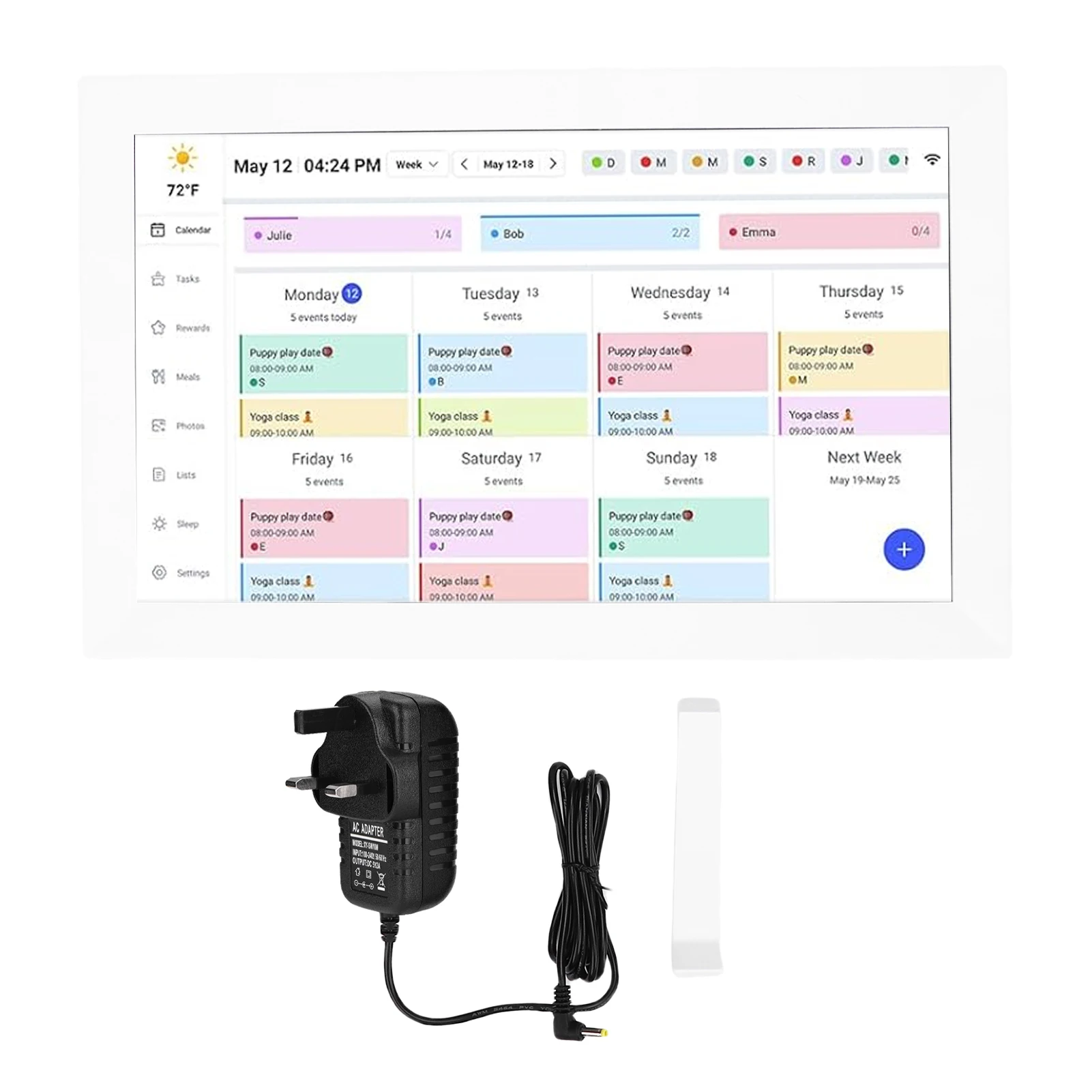 Slimme digitale kalender 1080P 15,6 inch touchscreen WiFi interactief display Digitale fotolijst Kalenderplanner met APP
