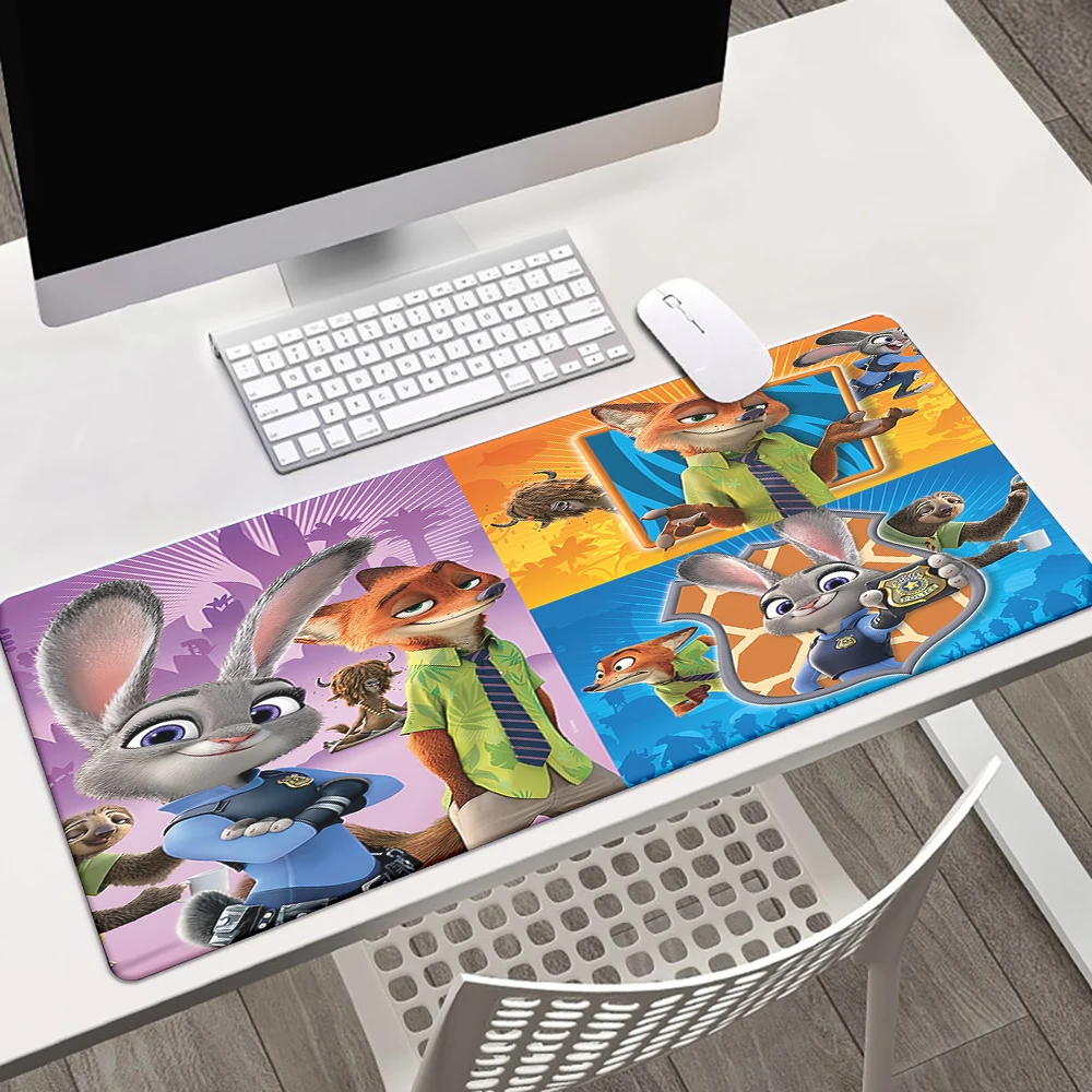 Miniso Zootopia Large Mousepad XXL Mouse Pad Keyboard Gaming Accessories Mouse Mats Game Office Computer PC Gamer Laptop Mat