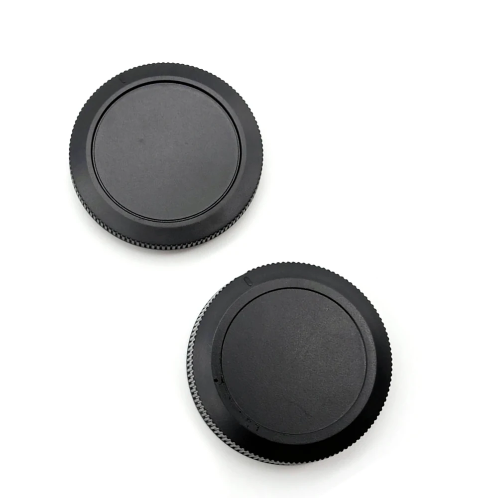 Tapa Trasera para Lentes con Montura RF de Canon, Tapa para Cuerpo de Cámara, Juego de Tapas, Cubierta de Lente de Plástico para EOS R RP R3 R5 R6 R7 R10 R6II R7II R5c