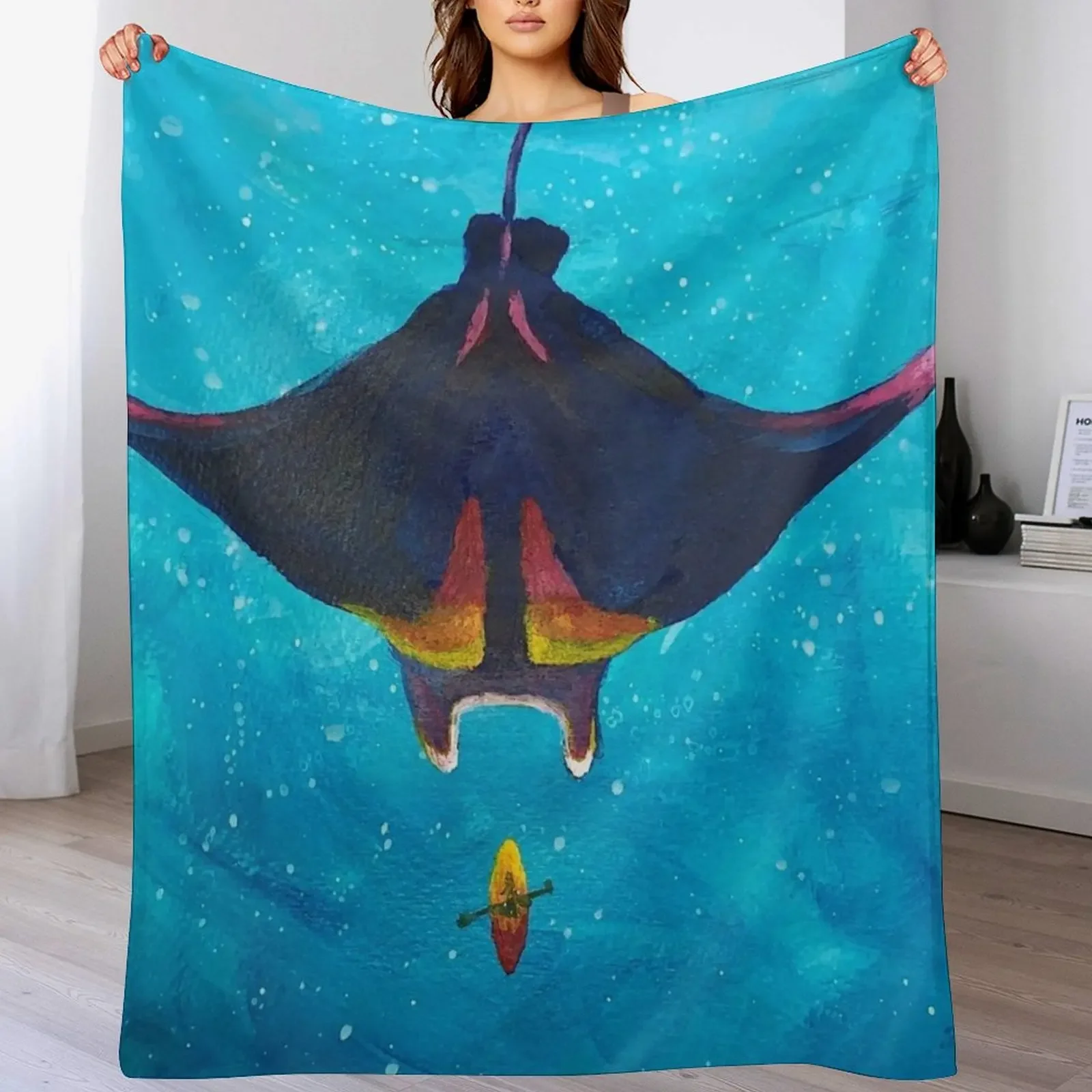 Big Encounter Throw Blanket No Pilling Soft Warm Blanket for Bed