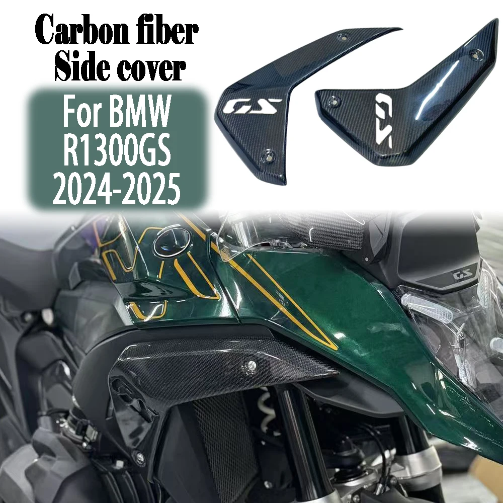 

For BMW R1300 GS R 1300 GS r1300gs 2024-2025 Carbon fiber side panel protective cover, radiator fairing, motorcycle accessories