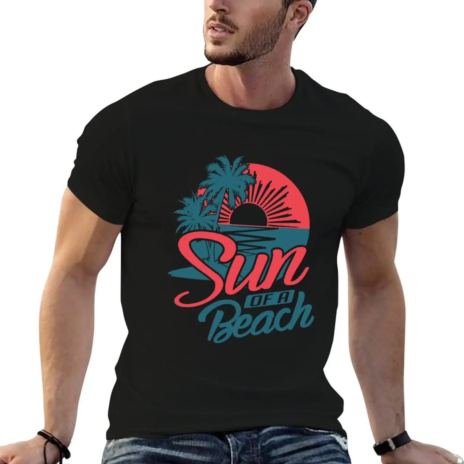 

Sun Of A Beach T-Shirt tops plus size tops cotton t shirt men