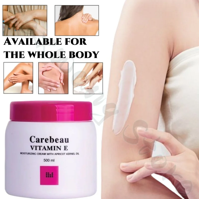 

carebeau vitamin body moisturizing cream hydrating apricot kernel oil improves rough skin and can be used all over the body