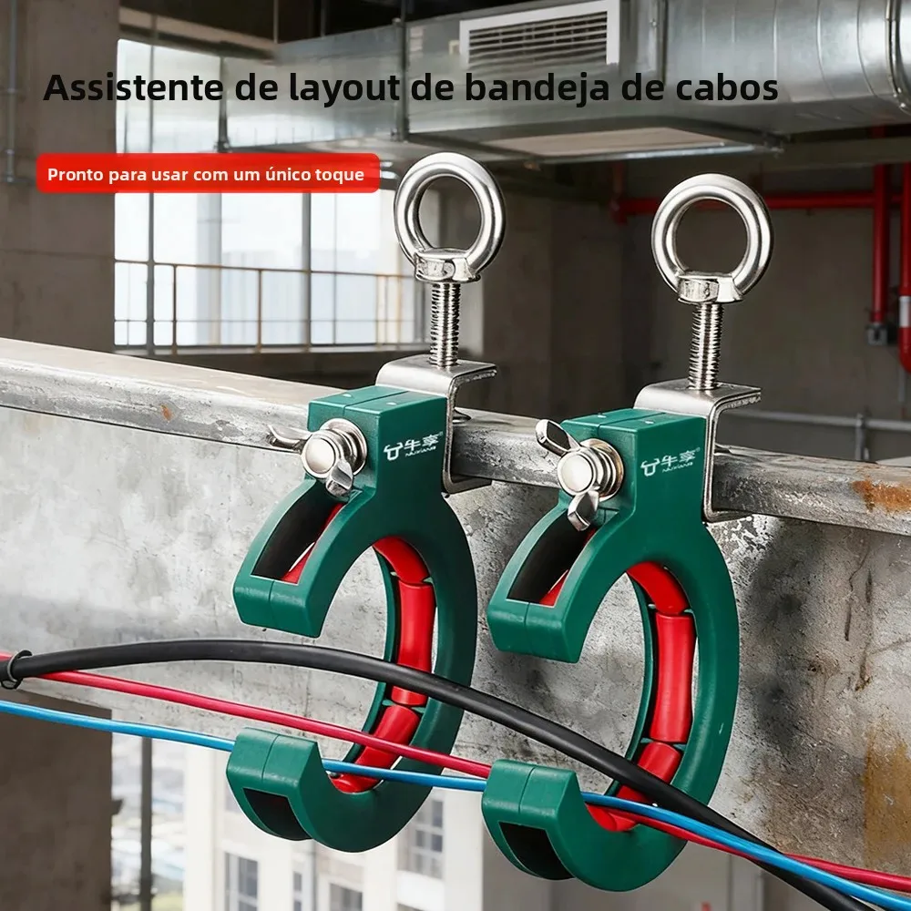 polia-assistente-de-layout-de-bandeja-de-cabo-rolo-de-tracao-polia-de-colocacao-de-fio-para-instalacao-eletrica-polia-de-bandeja-de-ponte