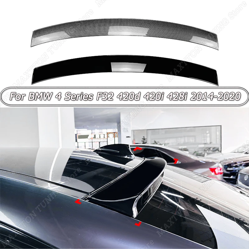 Rear Roof Trunk Spoiler Wing Lip For BMW 4 Series F32 420d 420i 428i 430d 435i 440i 2014-2020 Body Kit Tuning ABS Gloss Black