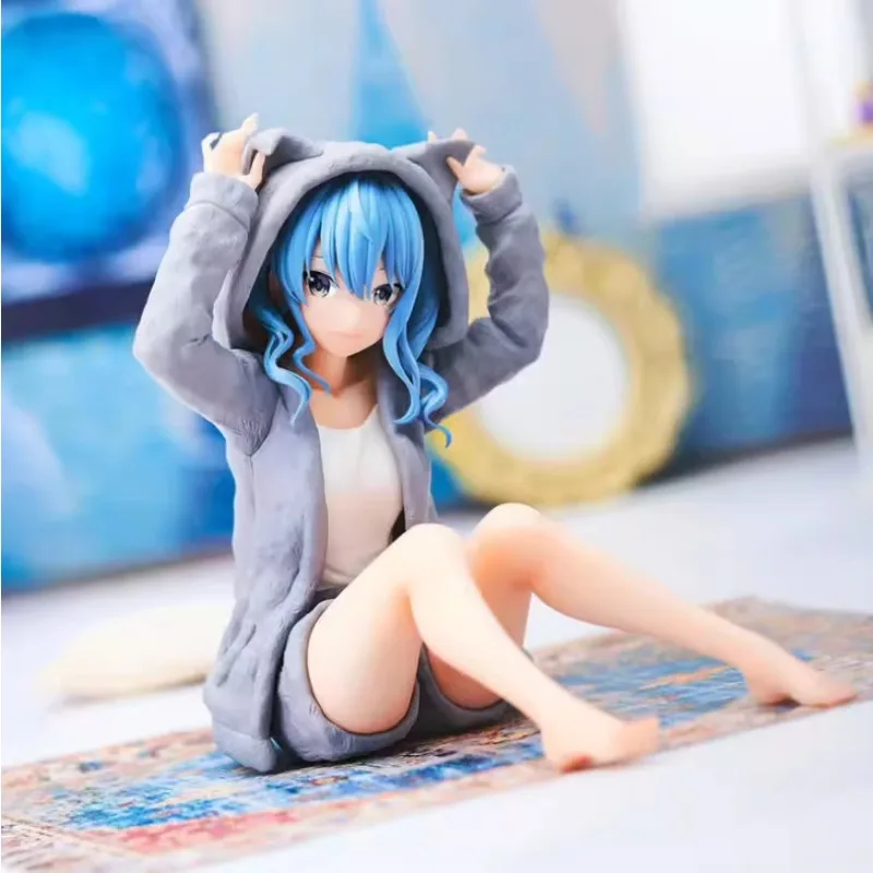 Oryginalne BANPRESTO czas relaksu Hoshimachi Suisei Hololive 12cm produkty zabawkowych modeli otaczających postaci i piękności