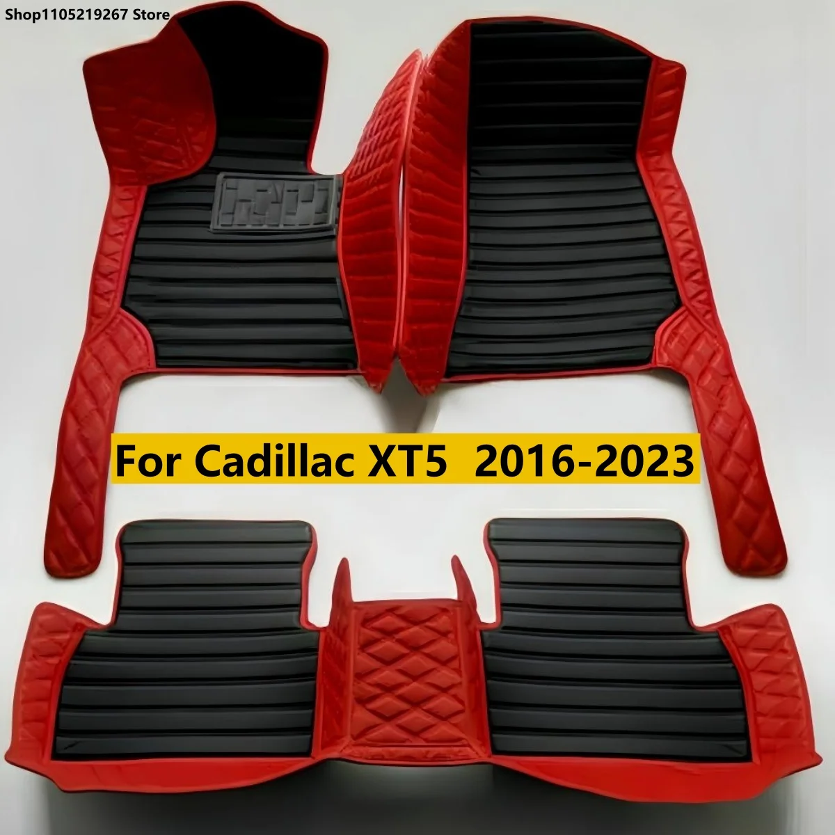 

For Cadillac XT5 2023 2022 2021 2020 2019 2018 2017 2016 Custom Foot Pads Automobile Carpet Cover Interior Accessories
