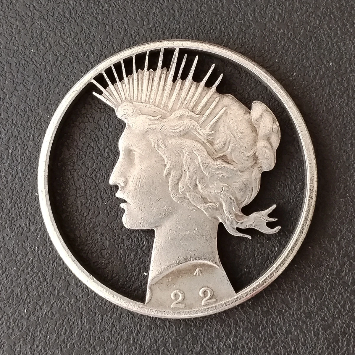 

Копия США вырезанной монеты 1922 Гора в один доллар удивительное искусство выдалбливают металлические ремесла Коллекционная