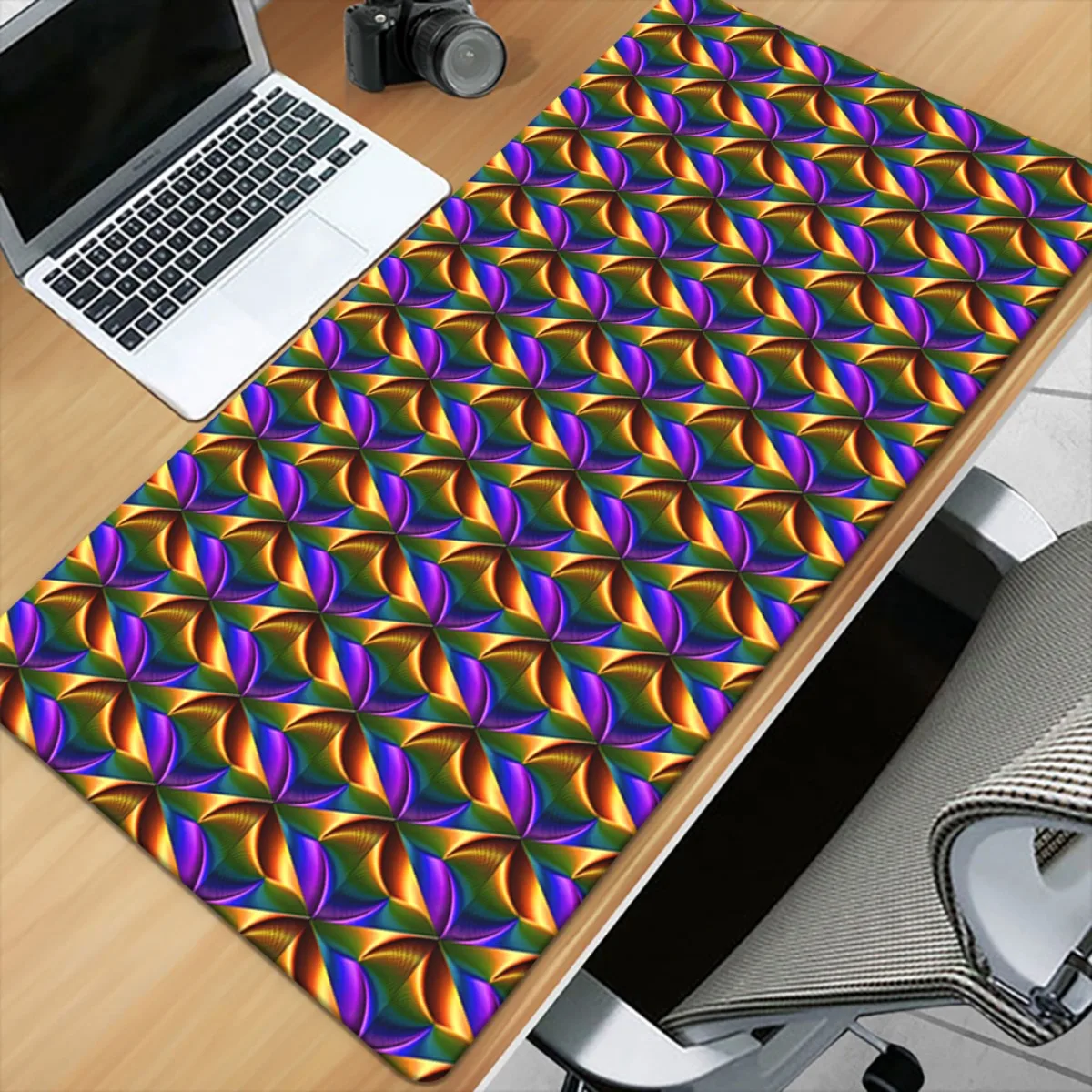 Brand Twist Color HD Printed Desk Pad Iron Art XXL Mouse Mat Multi Functional Keyboard Gaming Office PC Gamer Desk Mat