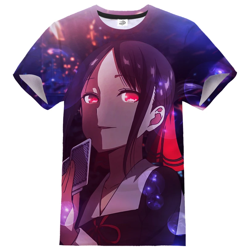 New 2023 Anime Love Is War 3D Print T-shirt Fashion Streetwear Men Women Sport Casual T Shirt Kawaii Girl Hip Hop Tees Tops