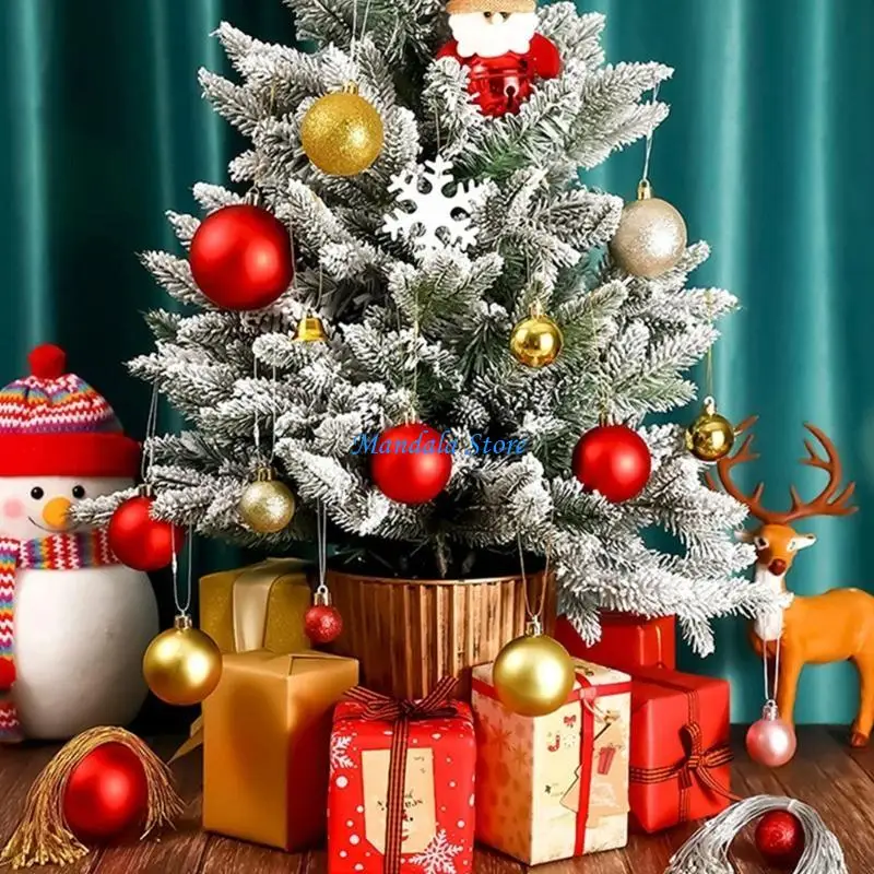 

U2JC Set of 100 Plastic Ornament Strings for Festival Christmas Hanging Decoration