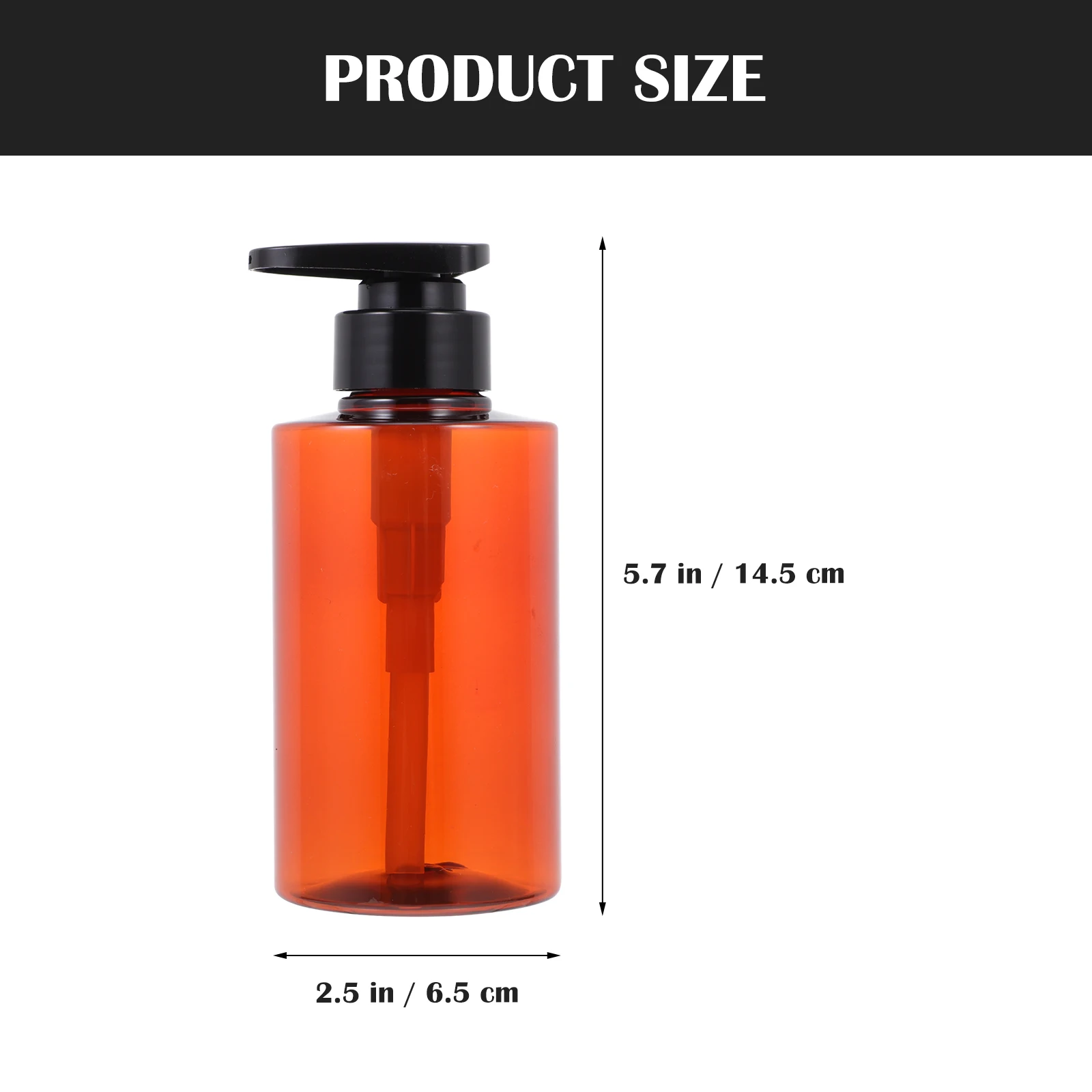 

3set 3 Sets Portable Refillable PET Plastic Shampoo Dispenser Press Type Bath Accessory Leak Proof Travel Lotion Container