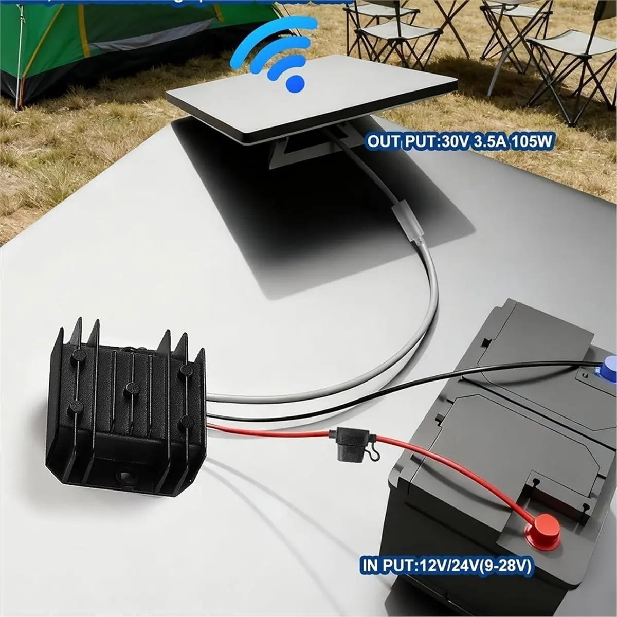 2026 New For -Mini Power Supply, 9-28V Step Up to 30V 3.5A for Mini 12V Power Supply with DC Female Power Cord