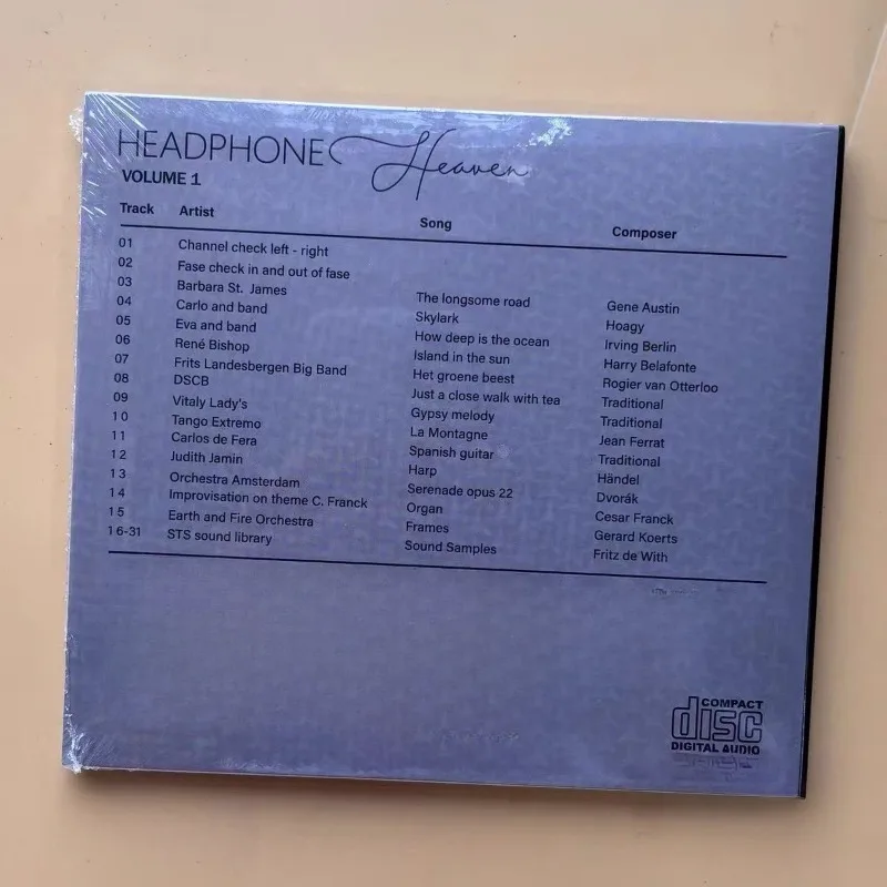 

《Headphone Heaven Volume 1》Pop Music CD Walkman Car Record Gift Box Party Music Collectible Car Stereo Gift For Music Lovers