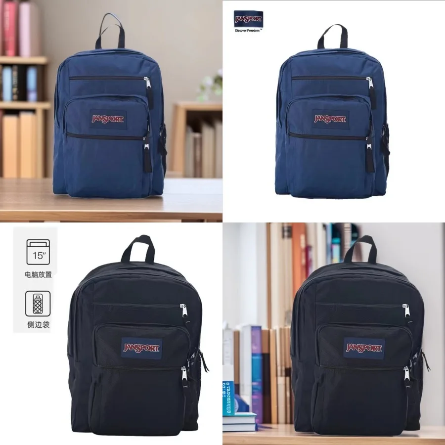 【New style】Jansport large-capacity multifunctional computer bag for men and women's fashionable universal backpack outdoor trav