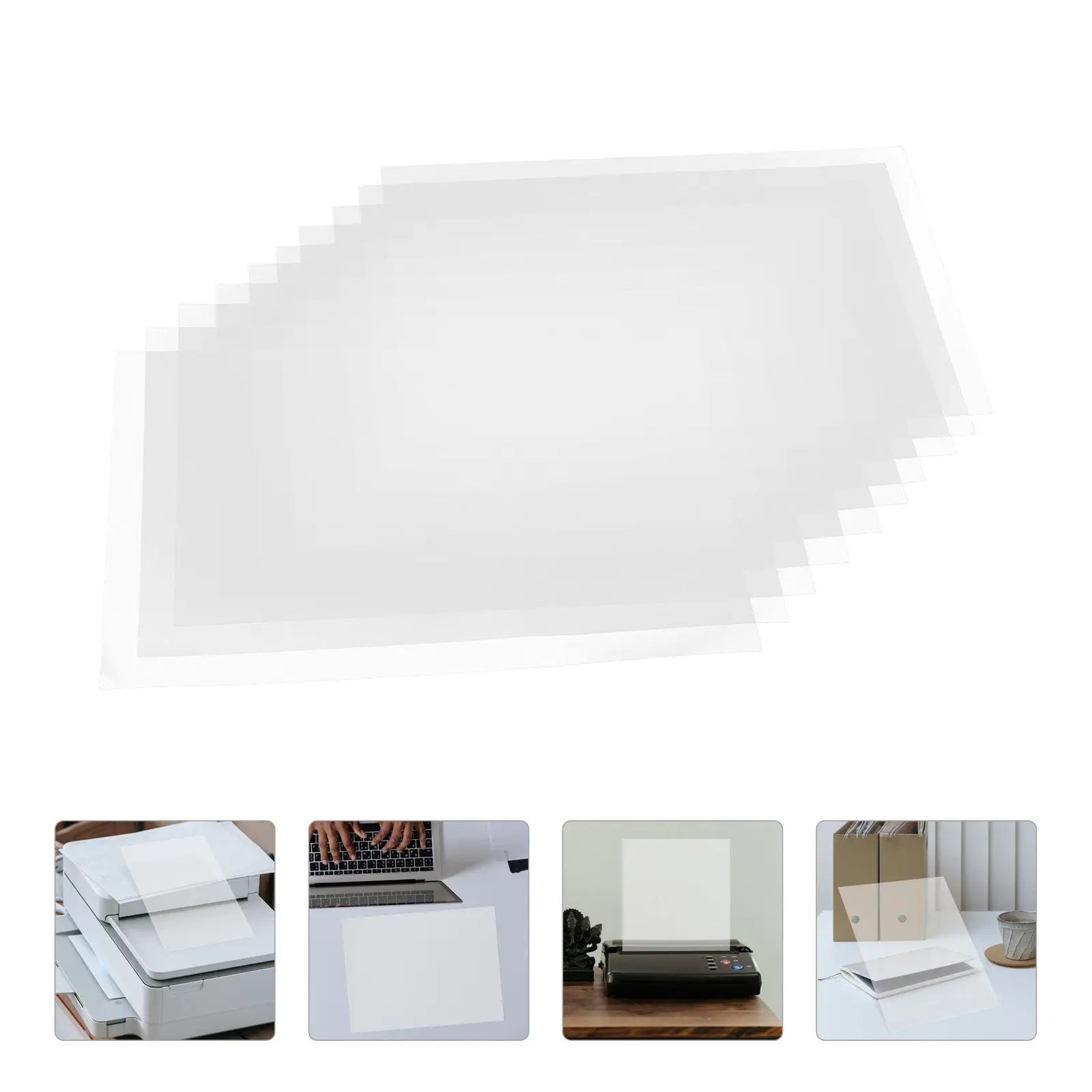 

10 Sheets Ultra Clear Double Sided Tape for Badges and Awards Bubble Free Adhesion High Durability Mounting Solution Traceless