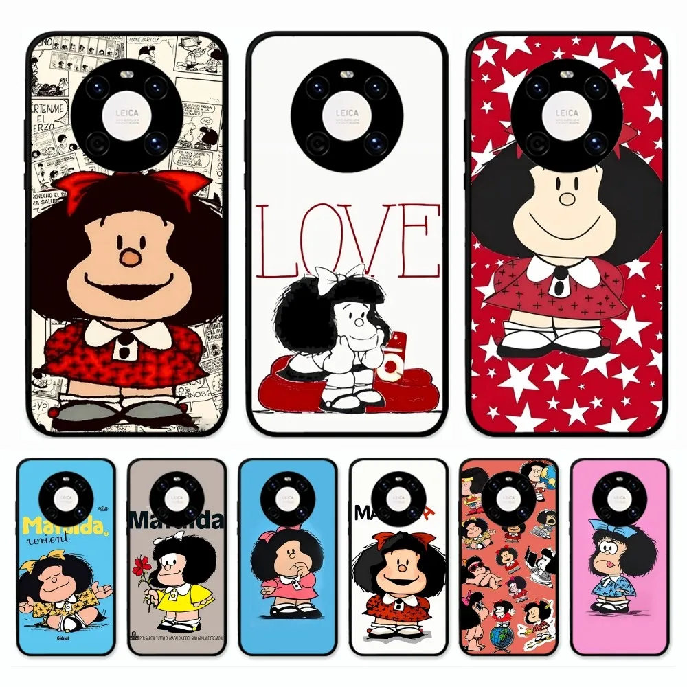 Anime M-Mafalda Phone Case For Huawei Mate 10 20 30 40 50 lite pro Nova 3 3i 5 6 SE 7 pro 7SE