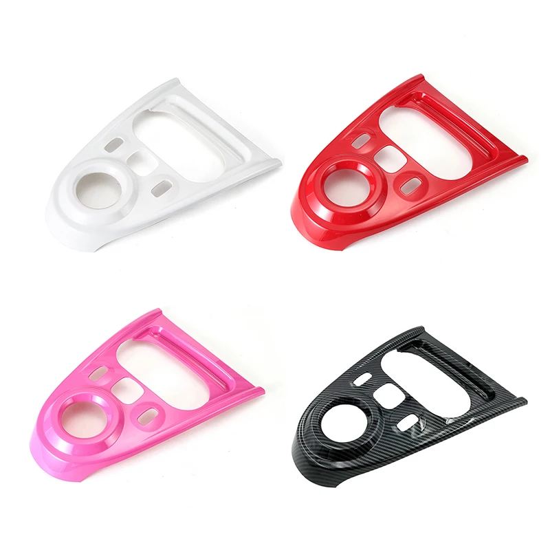 Car ABS Gear Panel Decoration Frame For Mercedes Smart 453 Fortwo Forfour Car Accessories Interior Sticker Styling Modification