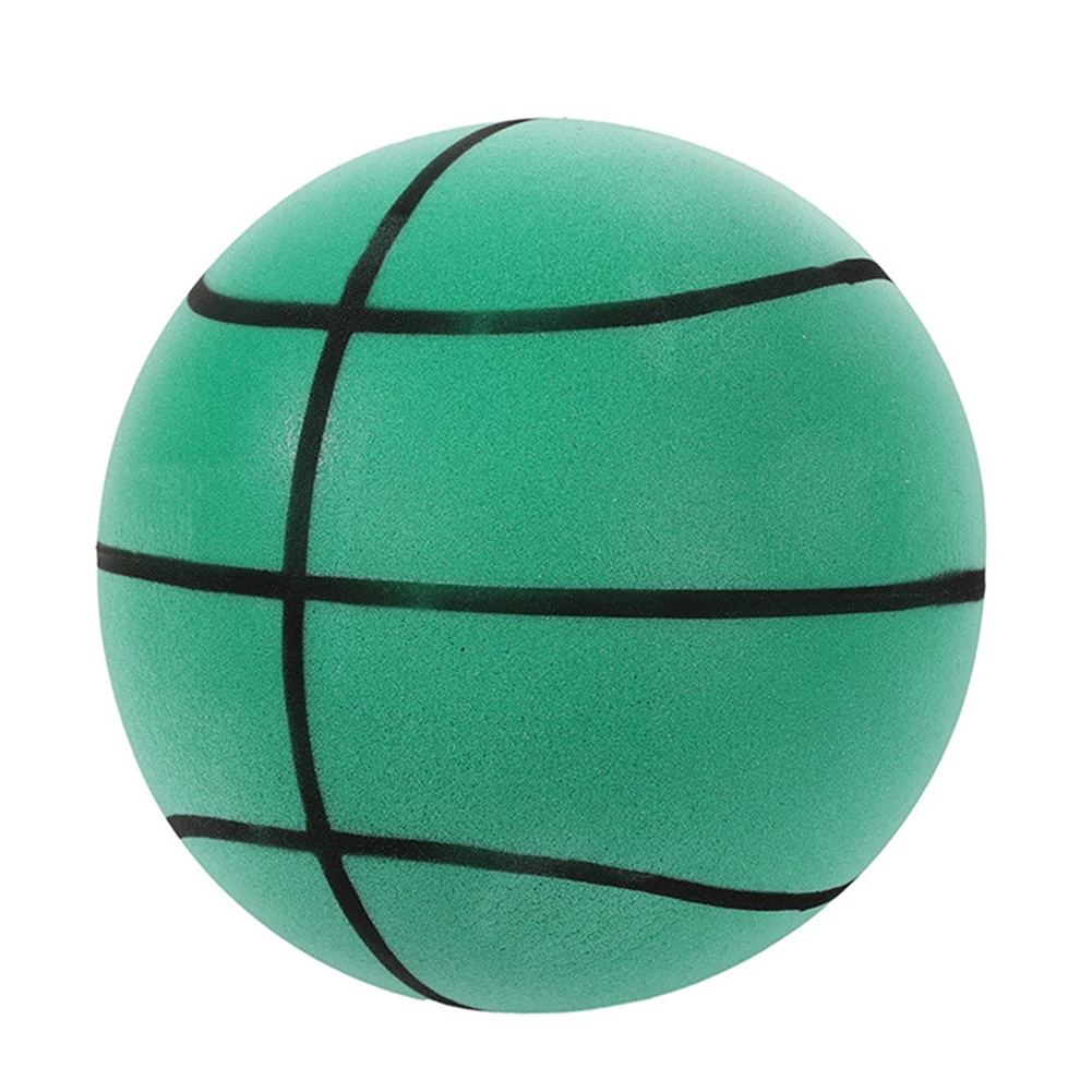 Ballon de basket-ball silencieux en mousse pour enfants, diamètre 21 cm, 18 cm, 24cm, 1 pièce