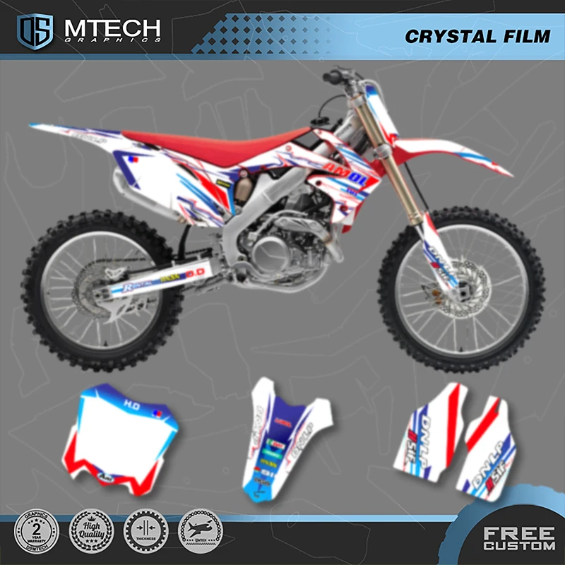 

DSMTECH Custom Motorcycle Graphics Background for HONDA CRF250 2010-13 CRF450 2009-2012 Decals Stickers Kits 004