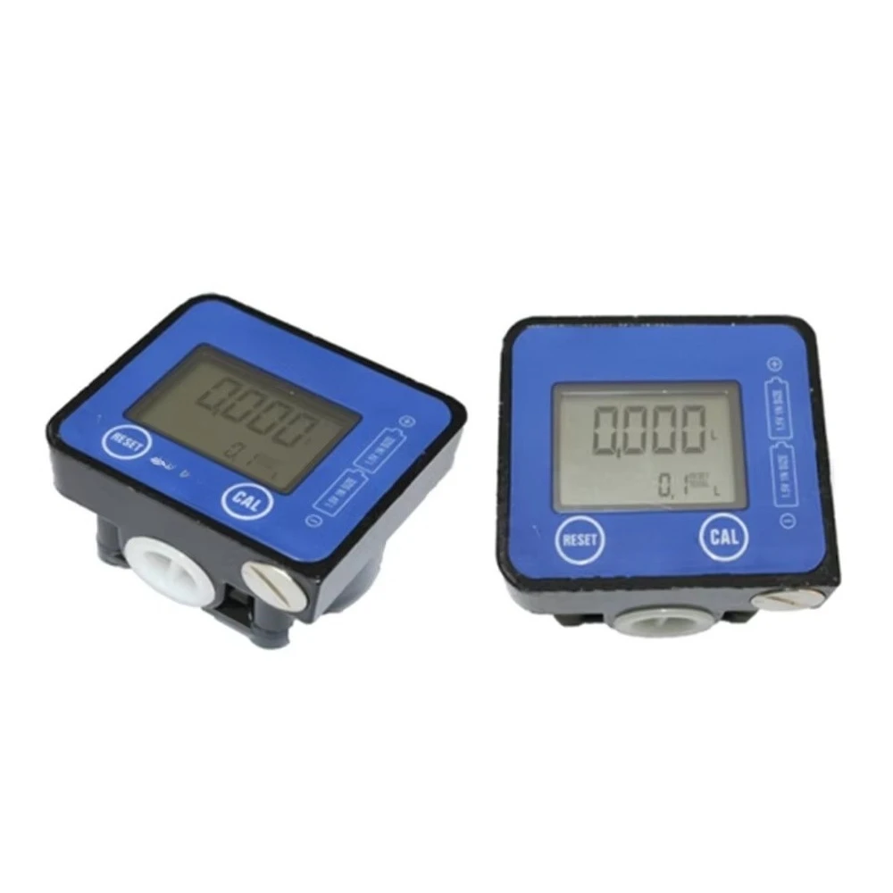 1/2 Inch Internal Thread Inlet High Accuracy Digital Lubricant Oil Flow Meter Battery Powered OEM Customizable for Battery