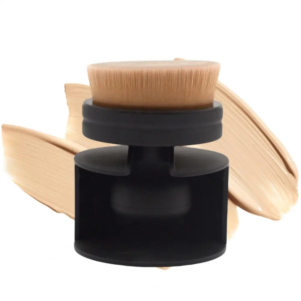 แปรงทาแป้งแต่งหน้าสำหรับแป้งทาหน้าแปรงขัดหน้ามืออาชีพ kuas Rias สำหรับชีวิตประจำวัน