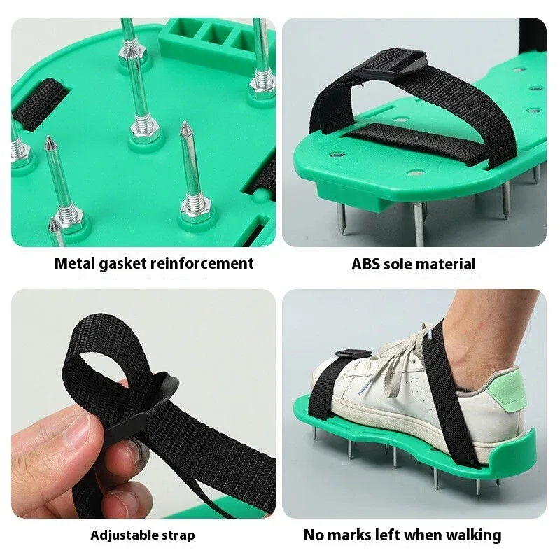 Professional Spiked Work Shoes Building Epoxy Flooring Cement Leveling Gardening Non Slip Construction Safety Outdoor Shoe Tools