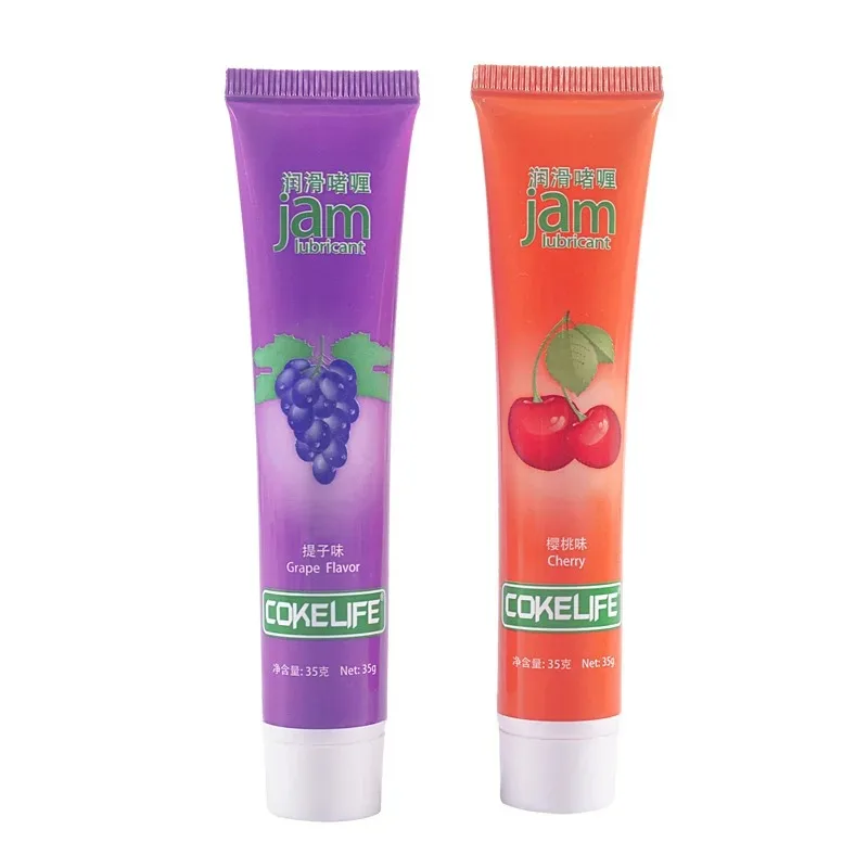 

Sex Lubricant Edible Fruit Grape/Cherry Flavor Water-Based Oral Sex Gel Vagina Anal Massage Oil Intimate Lube Adult Products