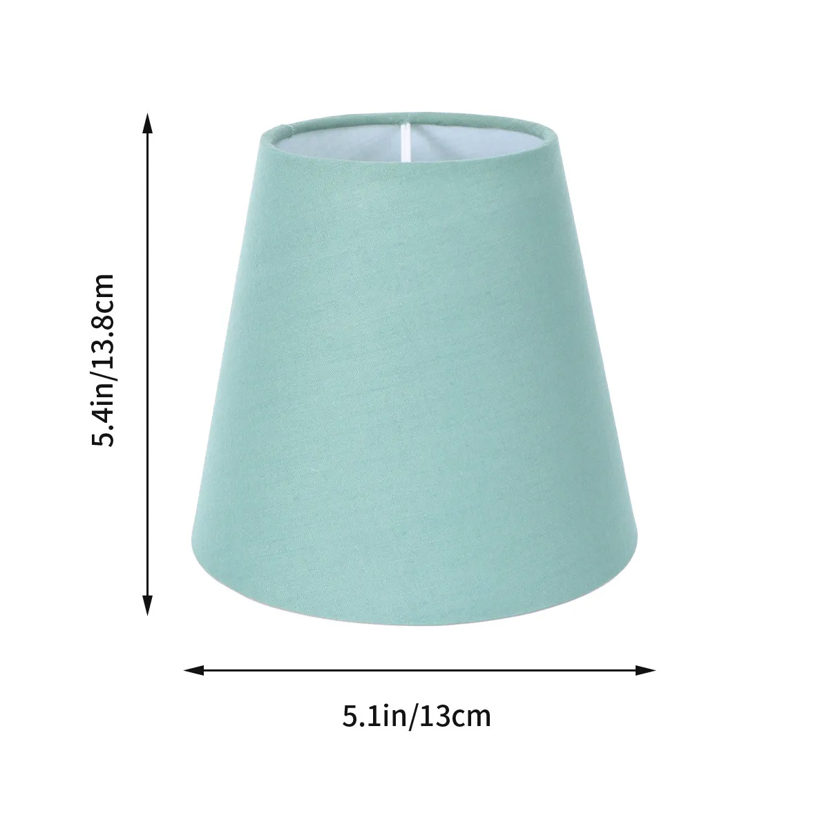 1Pcs Dark Green Clip Bubble Style Cloth Lamp Shade Premium Linen Fabric Dust Protective Warm Ambient Lighting for Bedroom Living