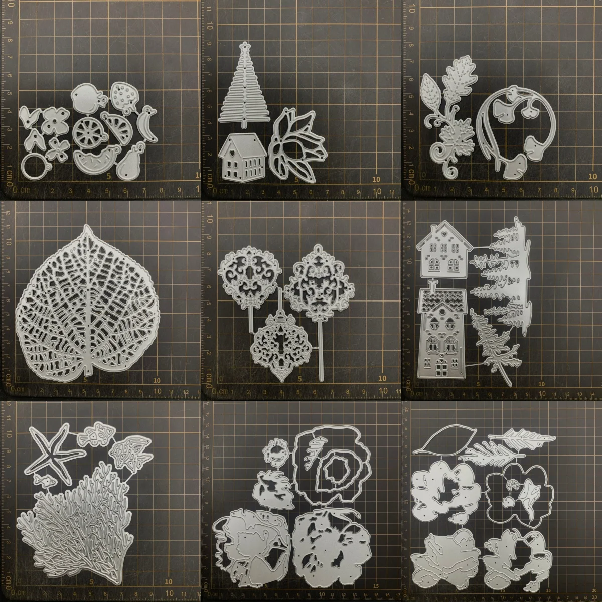 

9 kinds Ginkgo leaves Metal Cutting Dies Stencils For DIY Scrapbooking Decorative Embossing Handcraft Die CutsTemplate