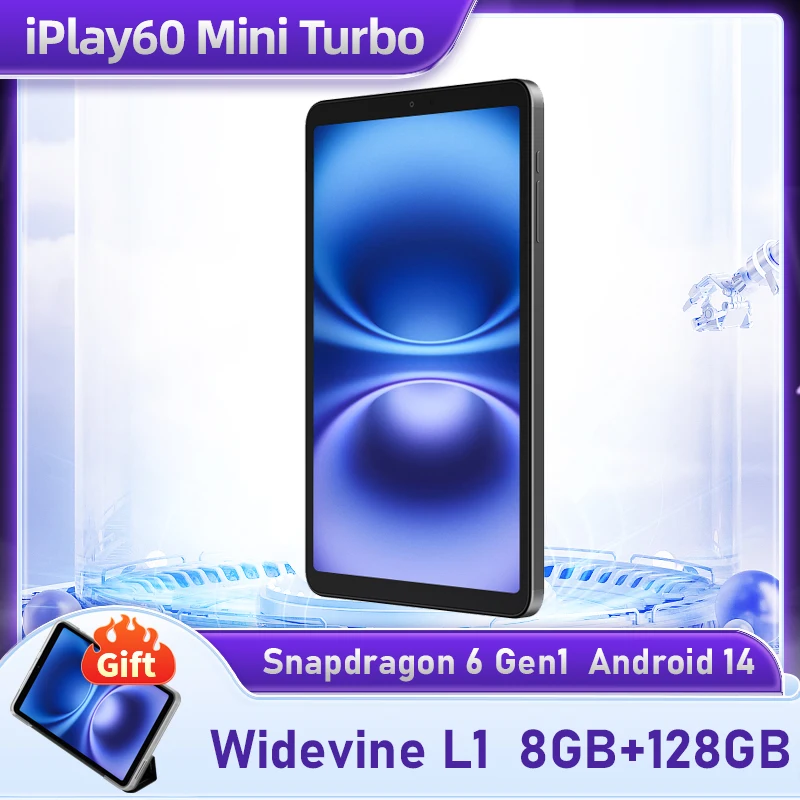 Alldocube iPlay60 Mini Turbo 8.4inch Snapdragon 6Gen 1 Tablet Android14 8GB+8GB virtual memory RAM+128GB ROM Widevine L1