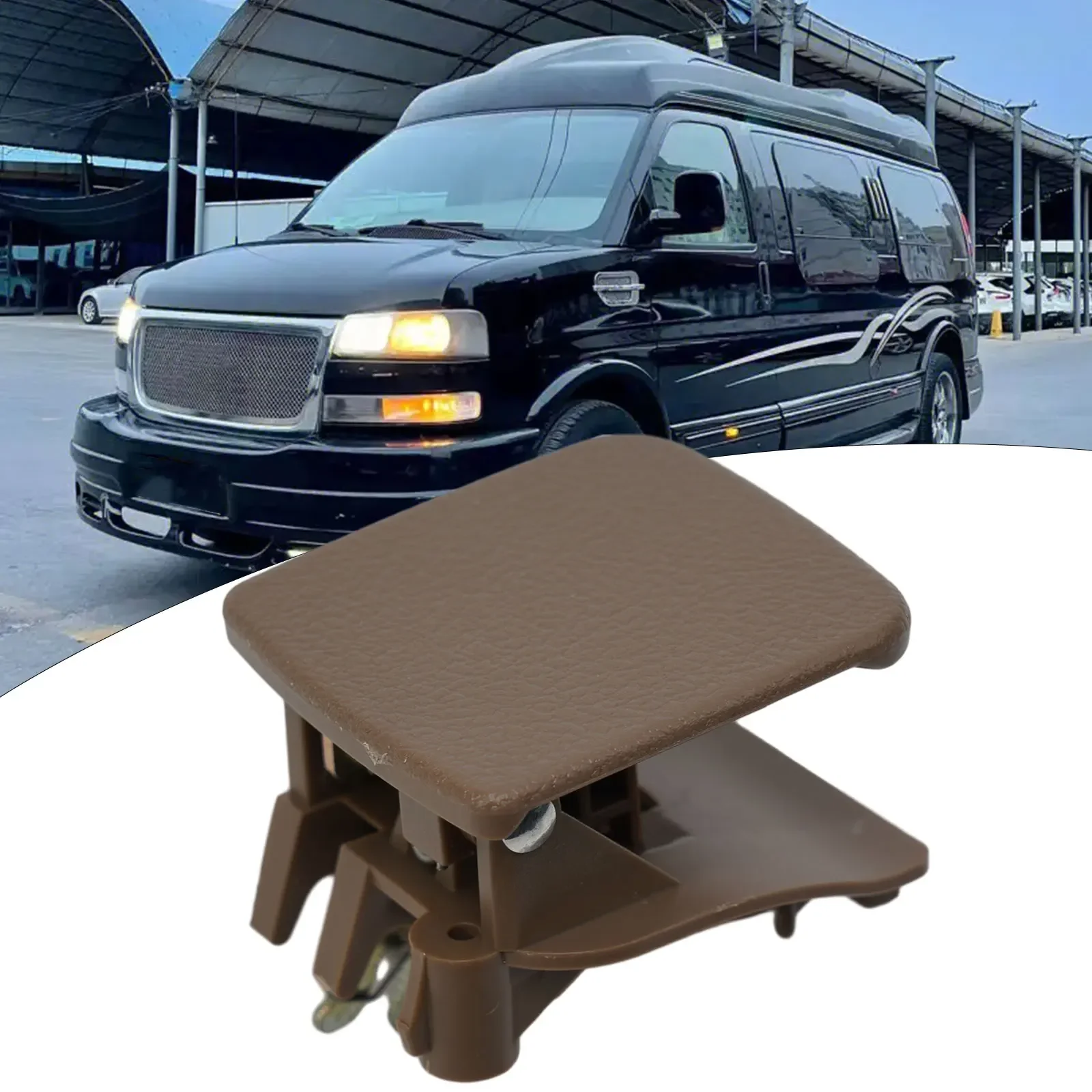 

Brown Glove Box Latch Handle Clip-On For GMC Savana 1500 2500 3500 For Chevy Express For STS XLR CTS SRX 20933084