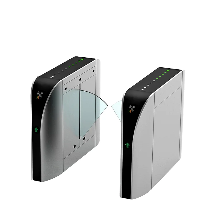 

Hot Sale Hoverport Baffle Barcode Scanner Flap Barrier Gate Turnstile