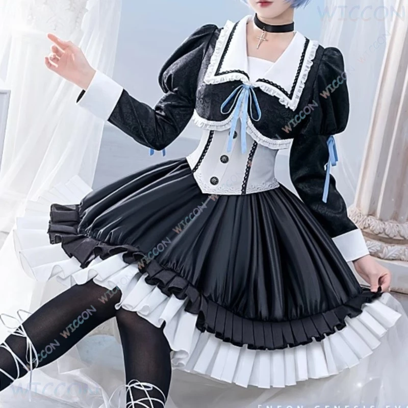 

EAVA аниме Rei Ayanami косплей костюм наряд для девочек полный комплект двойное проникновение Cos милый Хэллоуин вечерние