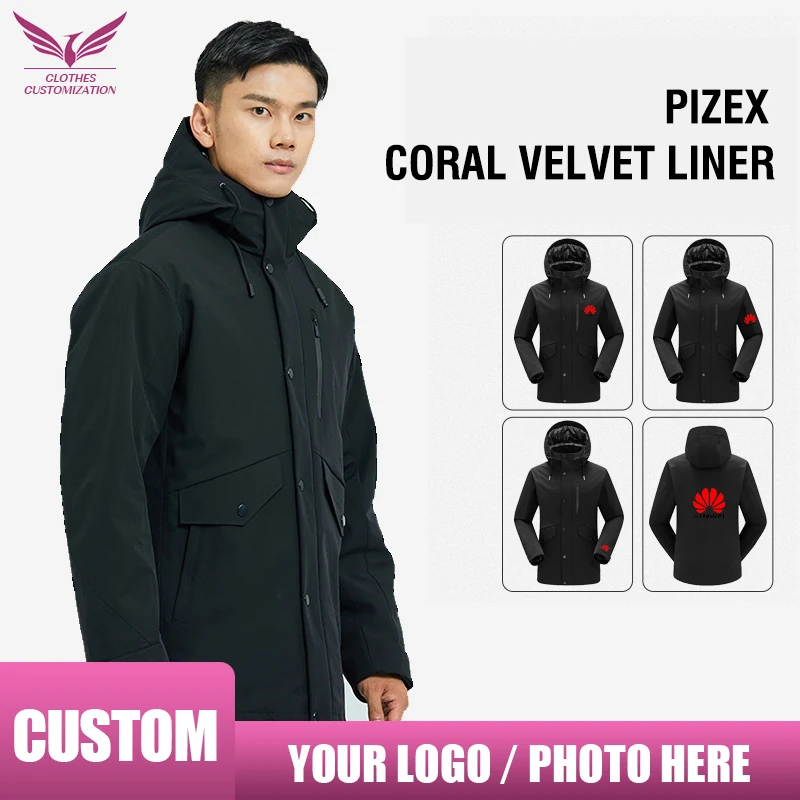 Custom jacket with your logo Windproof outdoor Sports Jacket man Hiking Waterproof thick coat male Sportswear personality custom