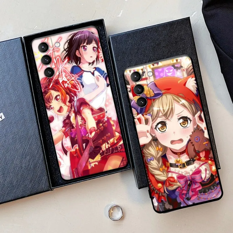 Bang Dream Afterglow Phone Case For Samsung Galaxy S22 23 21 S20 FE Ultra S10 S9 S8 Plus S10e Note 20Ultra 10Plus Cover