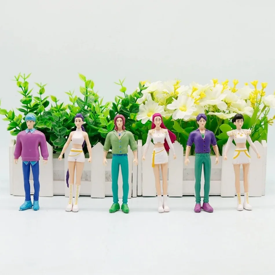 Anime Film Saja Boys K-POP Hexenjagd Super Idol Rumi Mira Zoey Dämonenjäger Mini Figur PVC Modell Geburtstag Überraschung Geschenk